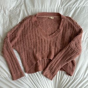 Silence + Noise cropped sweater